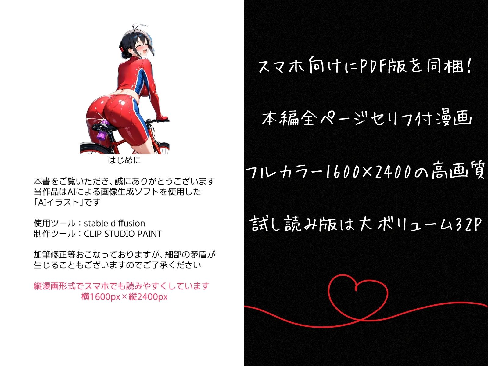 サンプル画像2:アクメ自転車に乗せて！！と京都の人妻後輩から告白された件(ちーずふぉんでゅ) [d_489025]