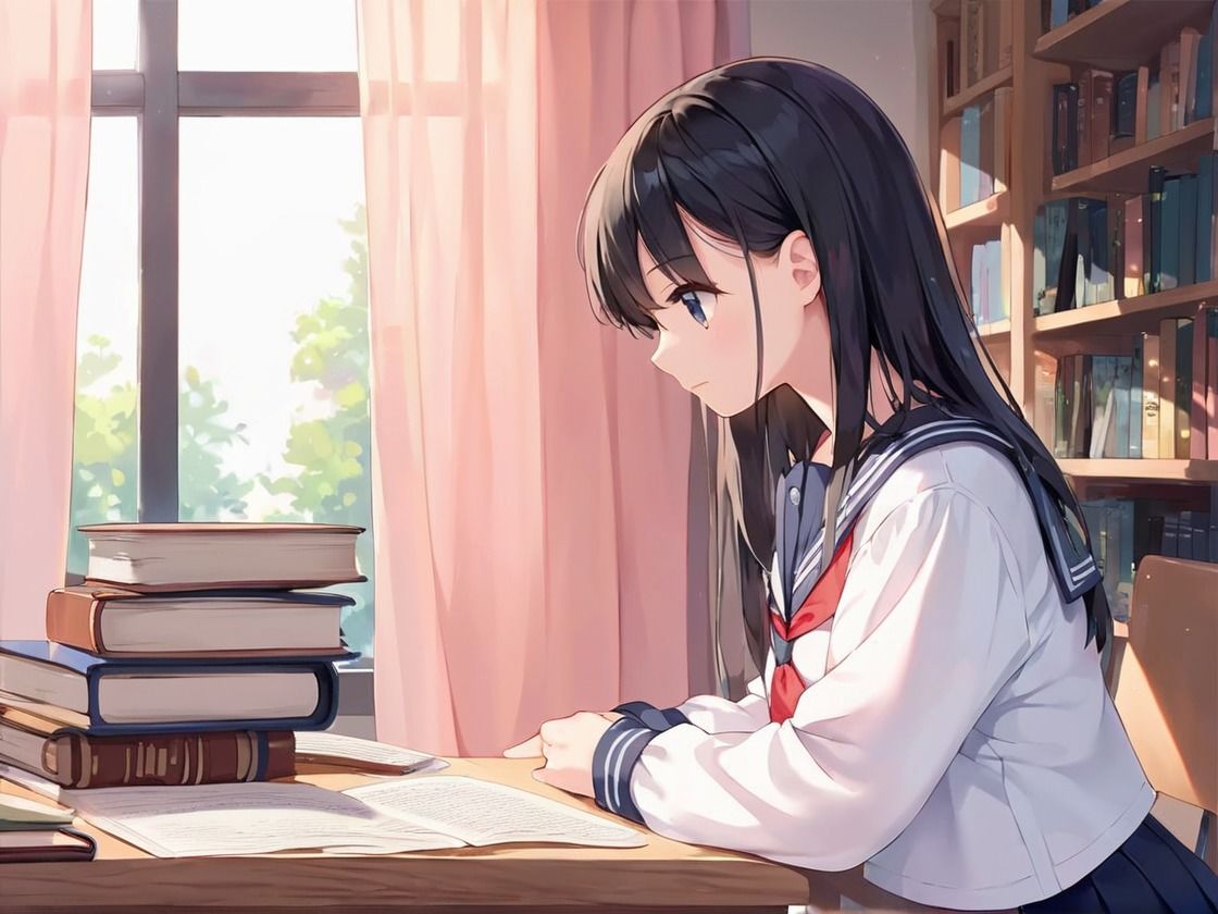 サンプル画像2:大人しい図書委員になら、何してもバレないだろう！先生と生徒で、犯しまくる毎日？(抜けるAK出版) [d_489201]