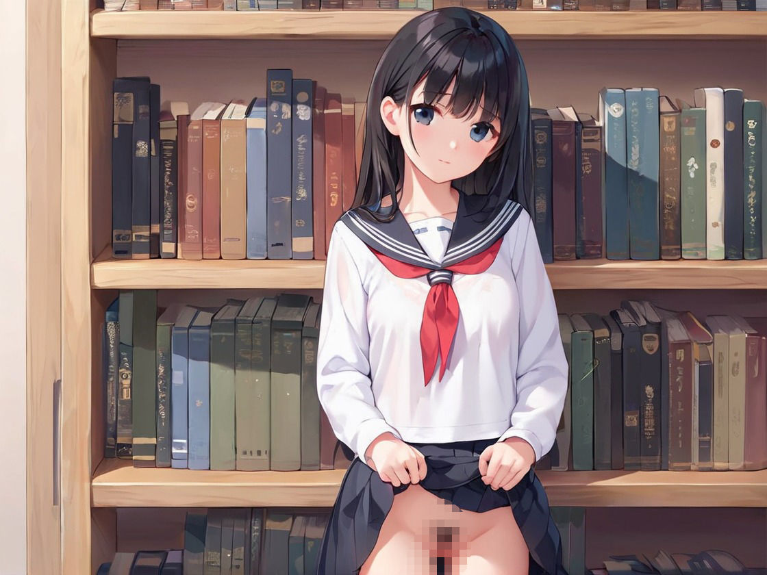 サンプル画像5:大人しい図書委員になら、何してもバレないだろう！先生と生徒で、犯しまくる毎日？(抜けるAK出版) [d_489201]