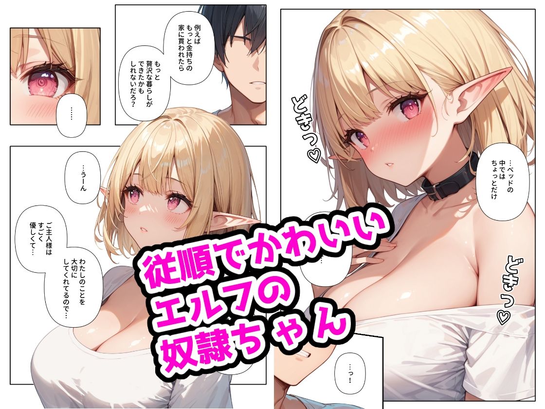 サンプル画像2:愛しの奴●ちゃん 〜巨乳エルフ編〜(ステーキくん) [d_490104]