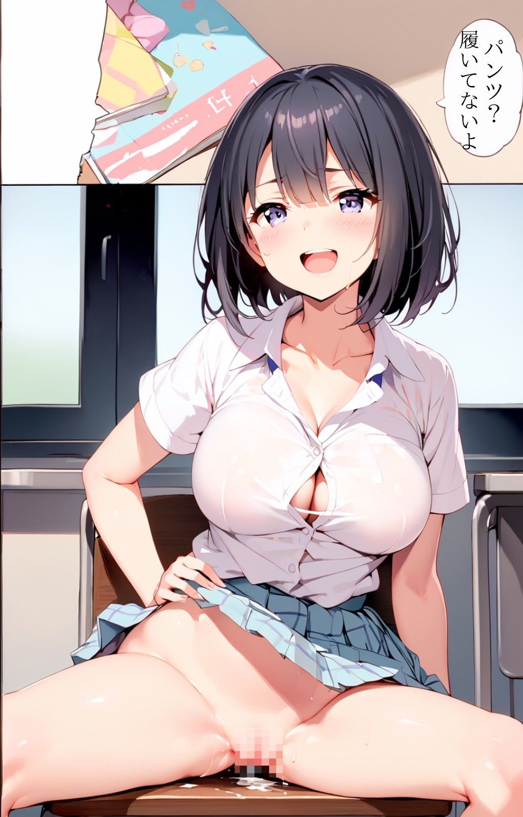 サンプル画像2:幼馴染は先生の嫁〜生意気な女子校生に種付け調教〜即堕ちわからせ2ページ漫画(即堕ちネバーランド) [d_490673]