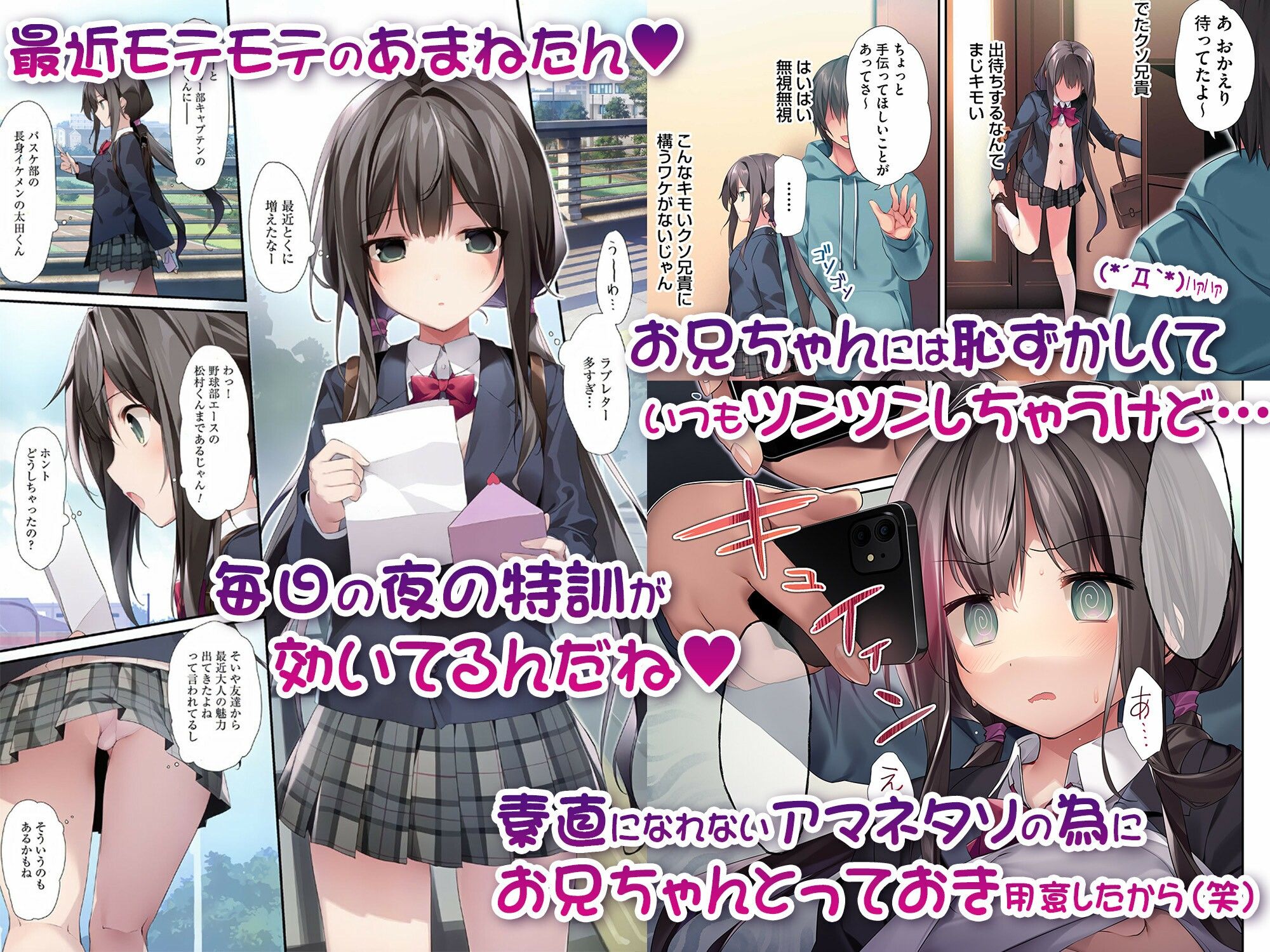 サンプル画像1:妹と催●でイチャイチャする本2(KAROMIX) [d_491176]