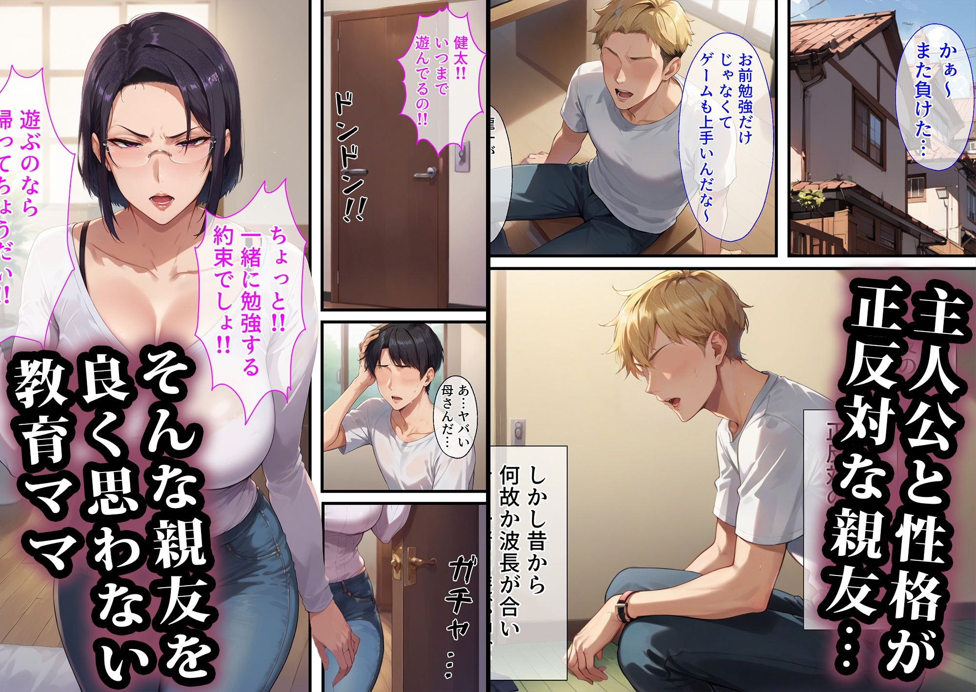 サンプル画像1:寝取られスワッピング〜母親交換編(エロエロ天国) [d_491809]