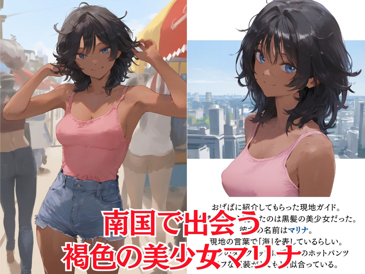 サンプル画像3:南国で出会った褐色娘と校長が金玉空っぽになるまでエッチするお話(種付け出版) [d_491875]