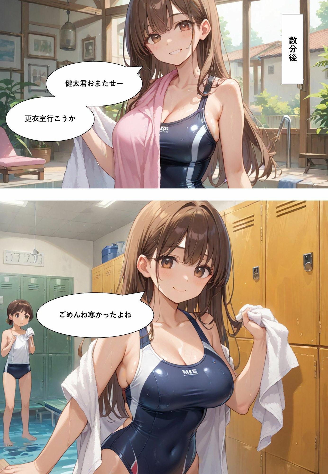 サンプル画像2:あやの先生とイケナイ関係(きなこ餅) [d_492571]