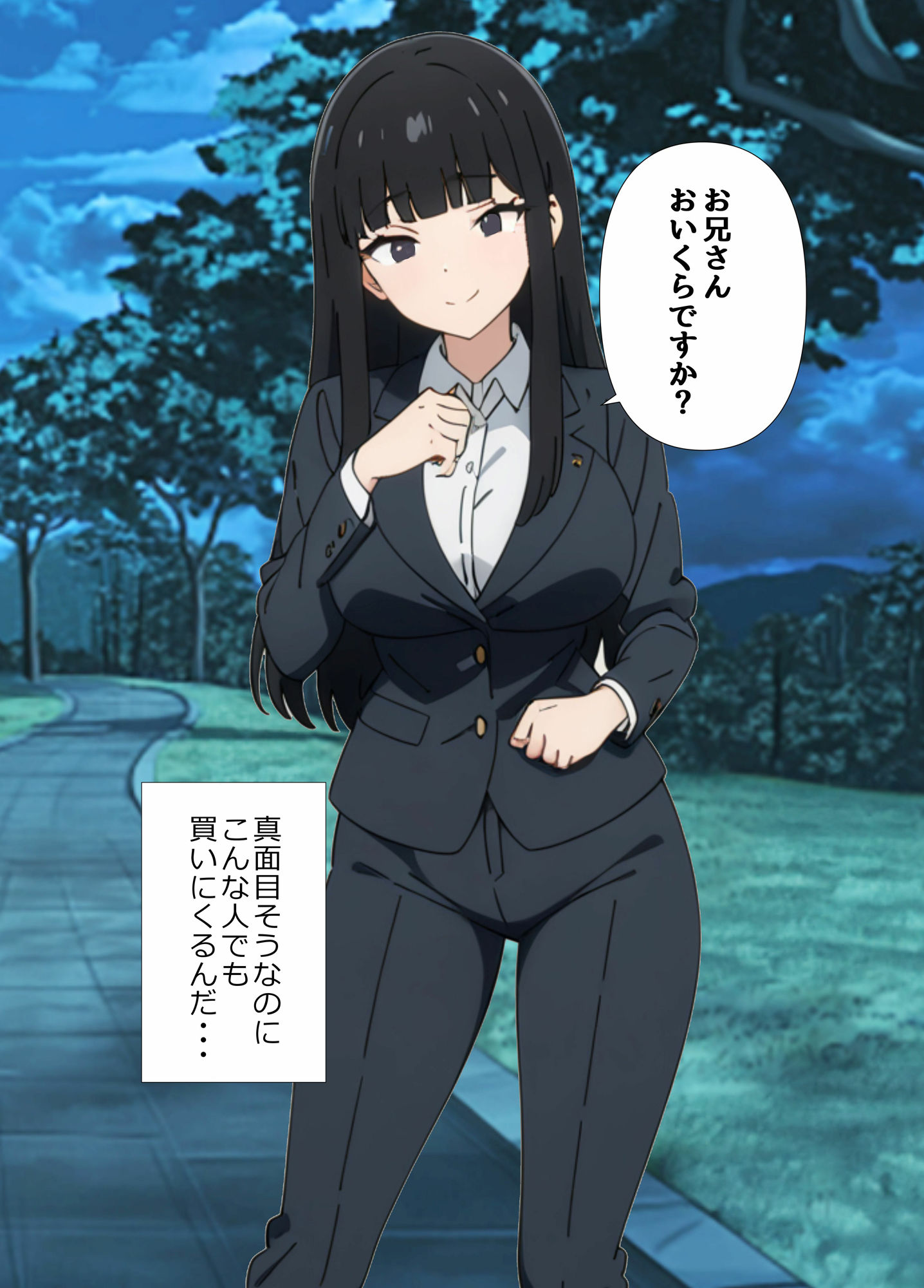 サンプル画像5:男女の貞操観念が逆転した世界で立ちんぼしてみた(StudioTK) [d_492677]