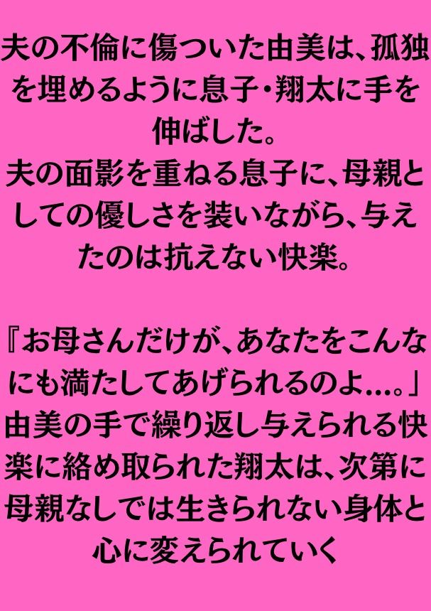 サンプル画像1:境界線を越えて〜堕ちていく息子と歪む母性〜(エロリズム研究会) [d_493758]