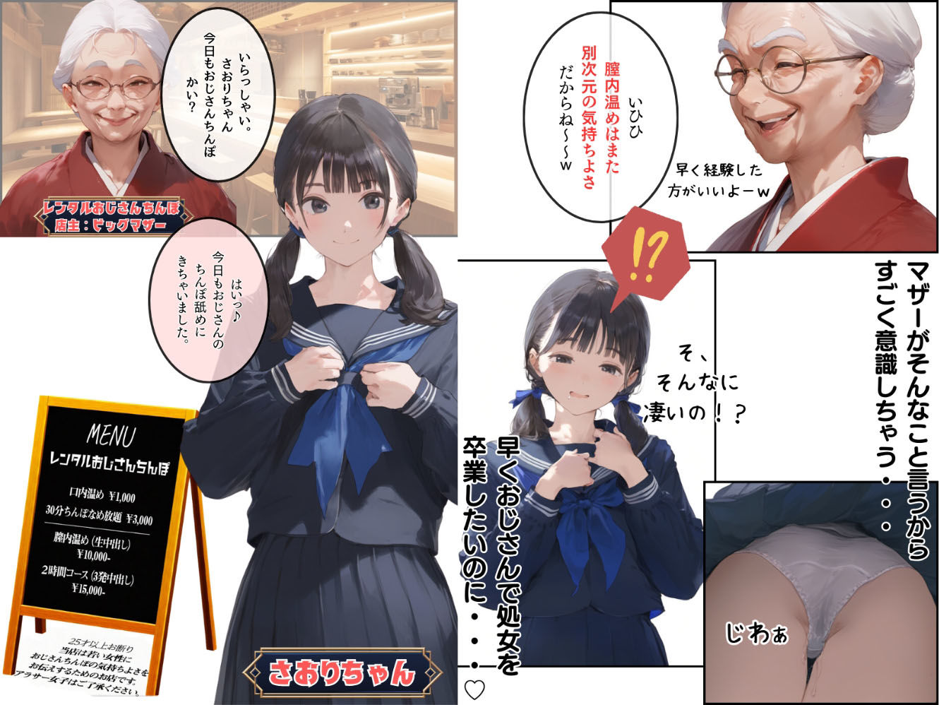 サンプル画像5:レンタルおじさんちんぽ(種付け出版) [d_493897]