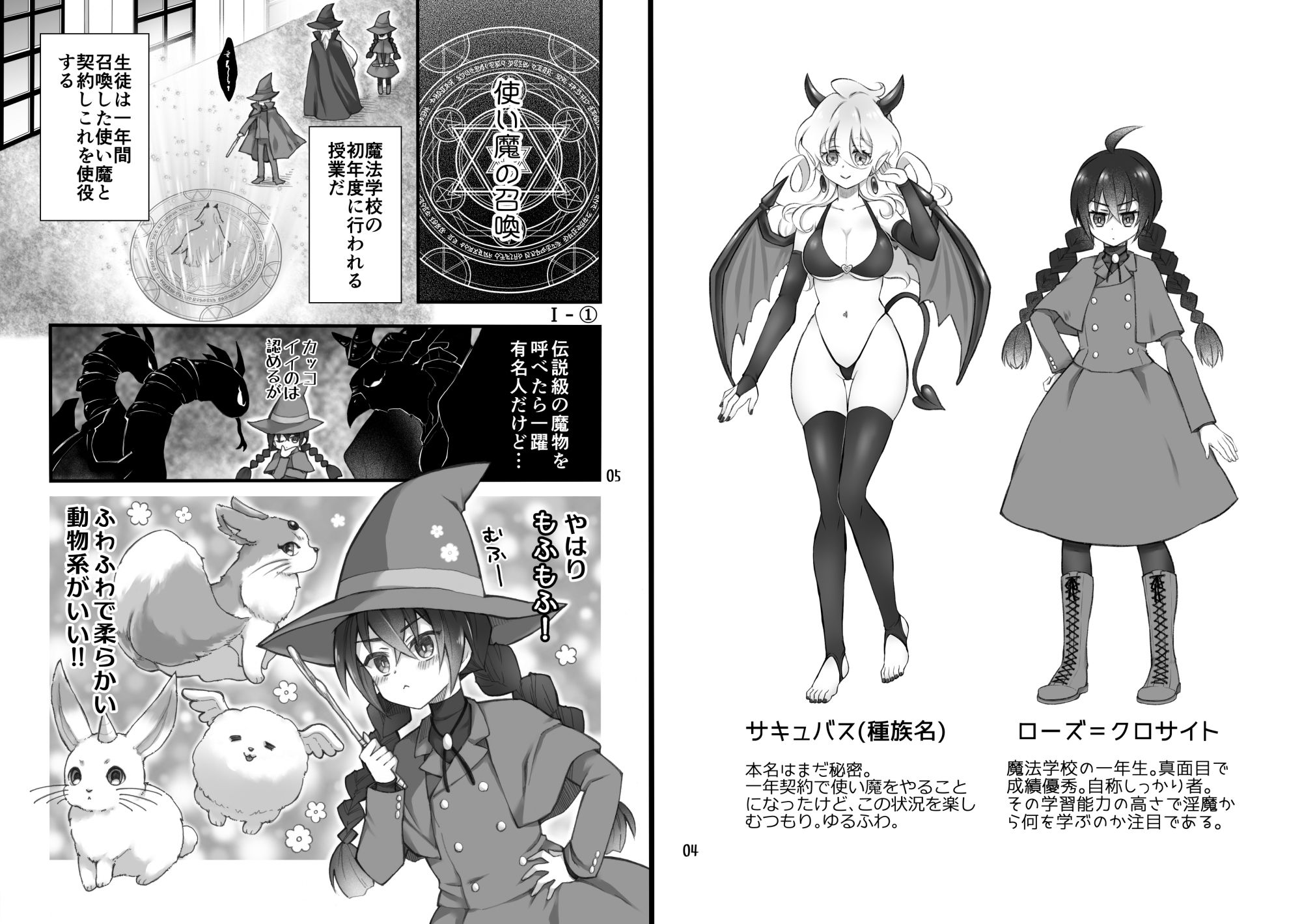 サンプル画像1:召喚魔はふたなりサキュバスでした。I(シザリオン) [d_494406]
