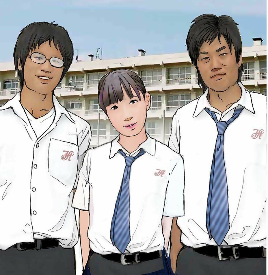 サンプル画像1:＜漫画と朗読セット＞男の娘絵本「僕たちとカオルのアブノーマルな関係」1女装編(熟女の朗読物語) [d_494433]