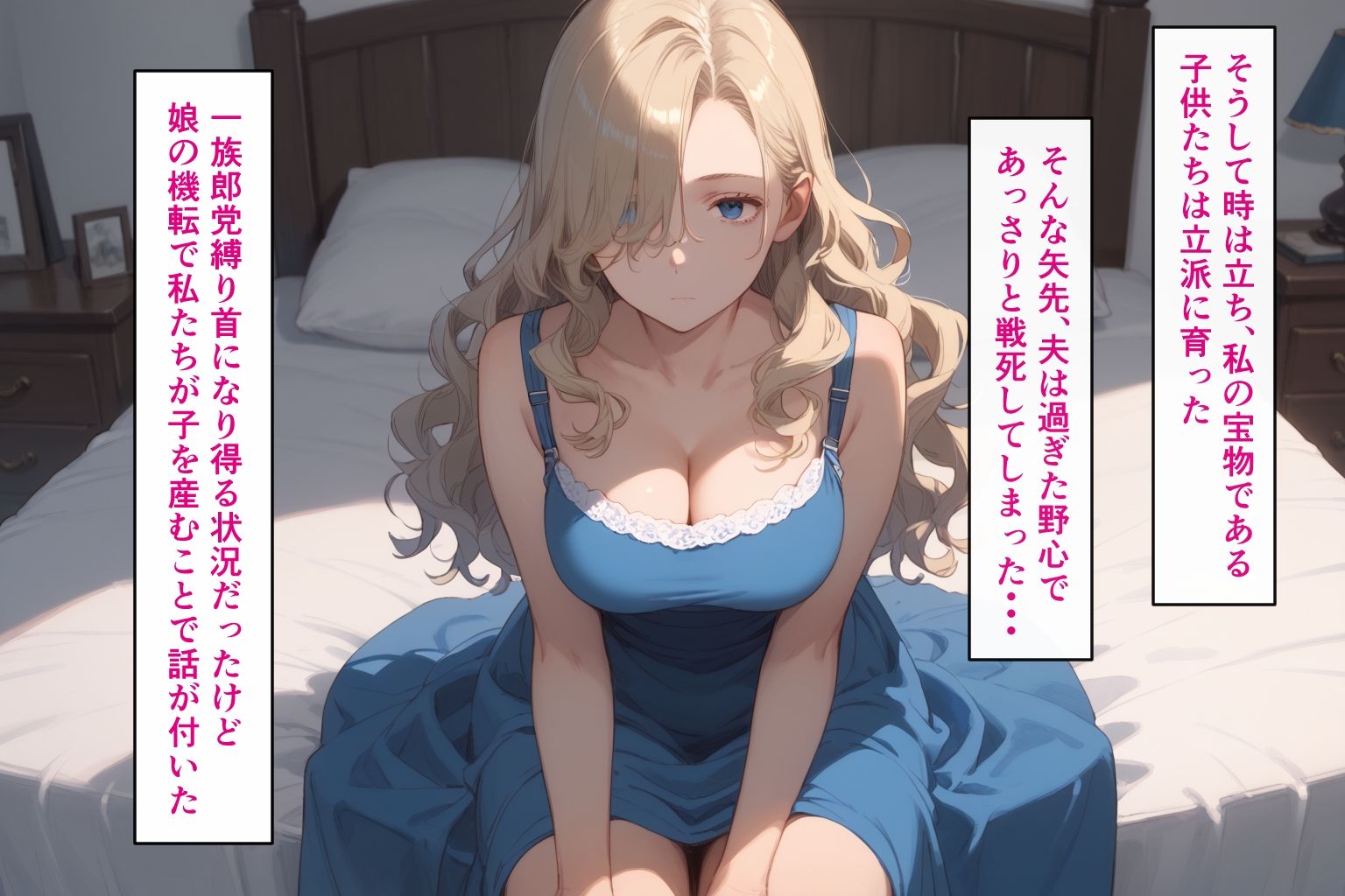 サンプル画像4:種付けおじさんは異世界でもイキたい 未亡人孕ませ編(AIシコリえっち) [d_494660]