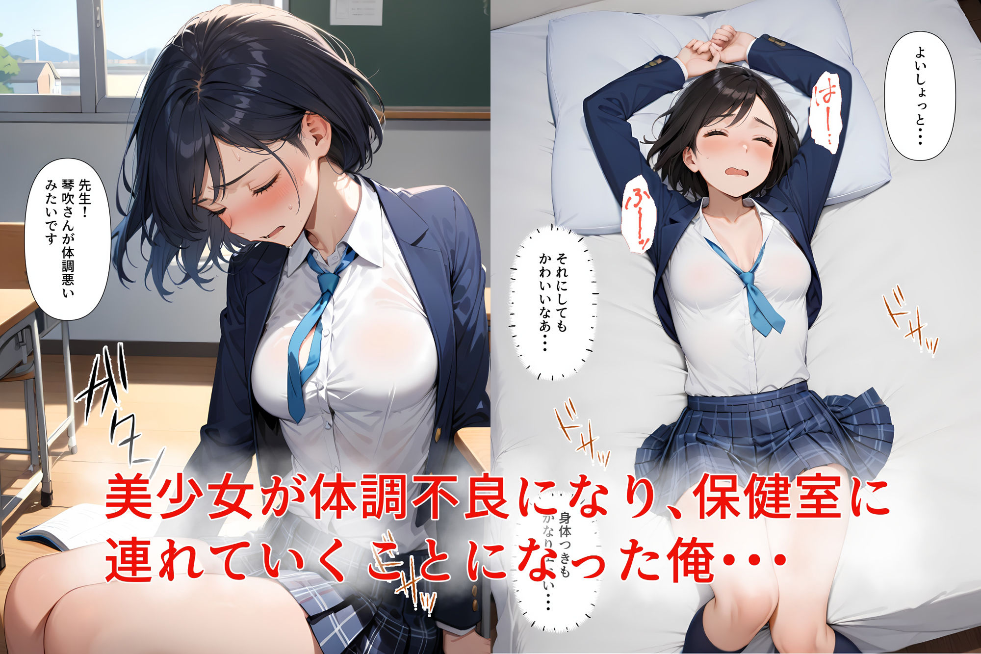 サンプル画像2:クラスメイトの美少女を寝取りました(ぴちゆめ堂) [d_494773]