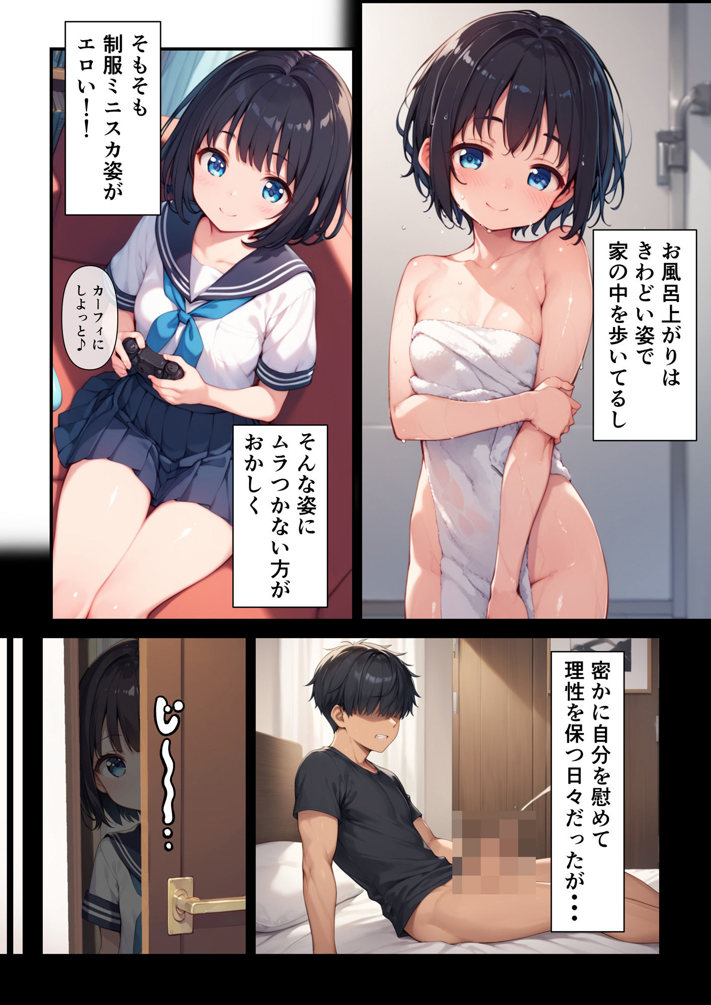 サンプル画像3:妹は言いなり初体験〜純粋な妹に中出し受け入れ性教育〜(ぴくせるぽっぷ) [d_495937]