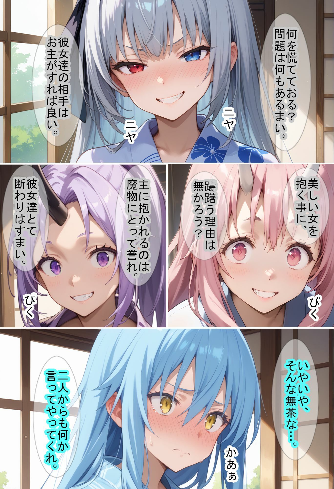 サンプル画像6:【転〇ラ】ルミ〇ス様を接待していたら乱交になっていた件(魔術師プロトン2D) [d_496690]