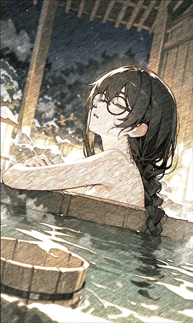 サンプル画像4:温泉でバイトをしたら  仲居さんで筆おろし  憧れの先輩とセフレに(ひぐらしなく) [d_496980]