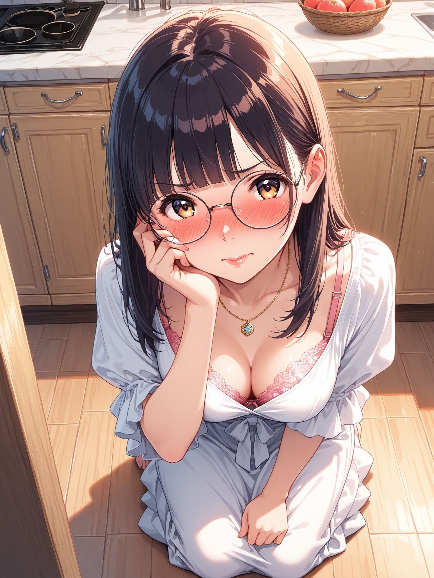 サンプル画像4:ここで舐めるの？ 1 〜あなたが言うなら仕方ないか・・・〜(ニッチッチ) [d_497086]