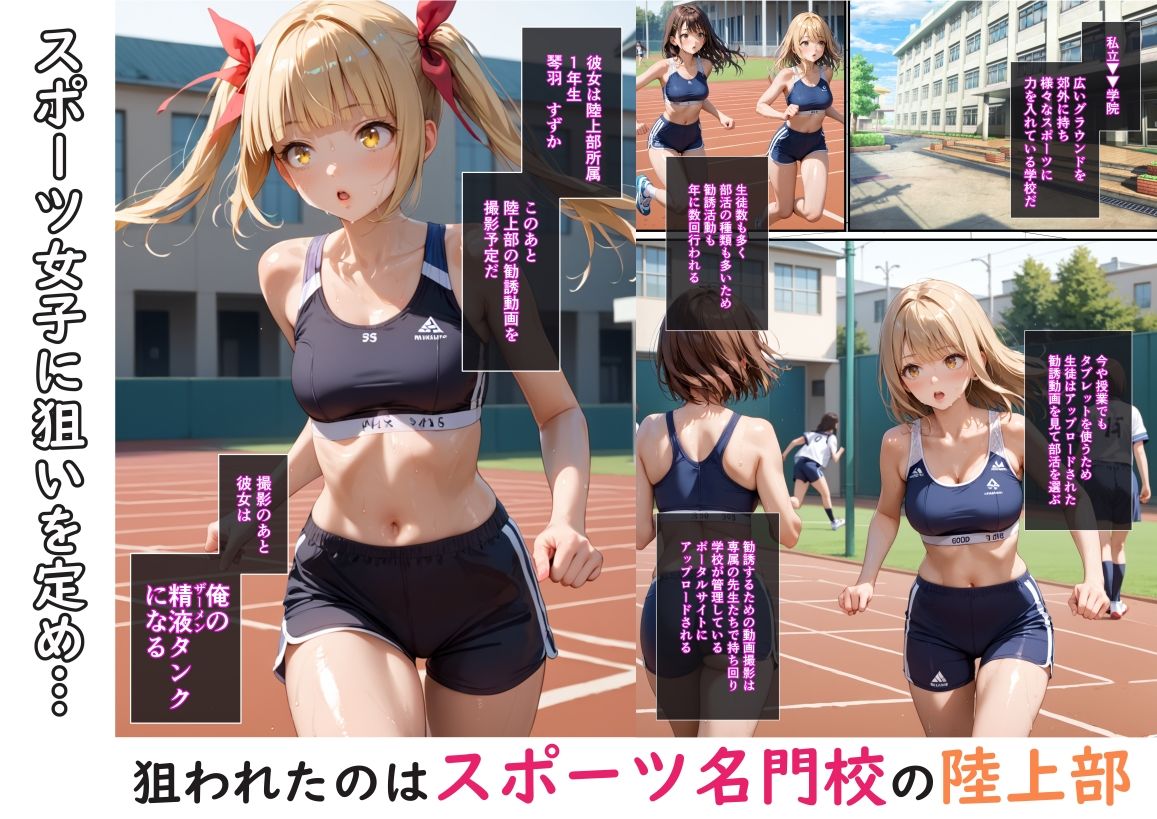 サンプル画像1:わからせ催● 陸上部編 vol.1(東京友達公園) [d_497609]