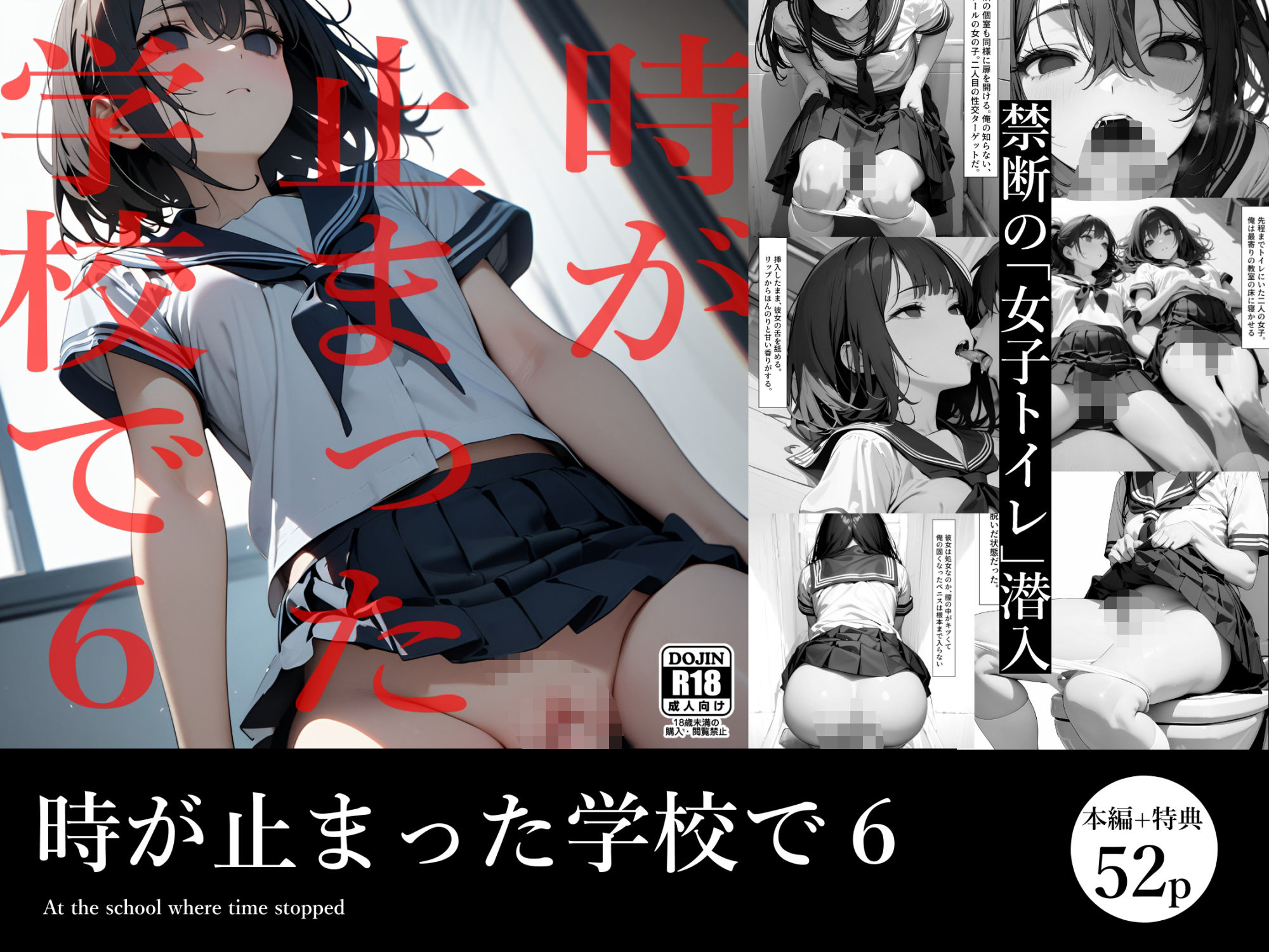 サンプル画像1:時が止まった学校で6(電脳戯画) [d_497766]