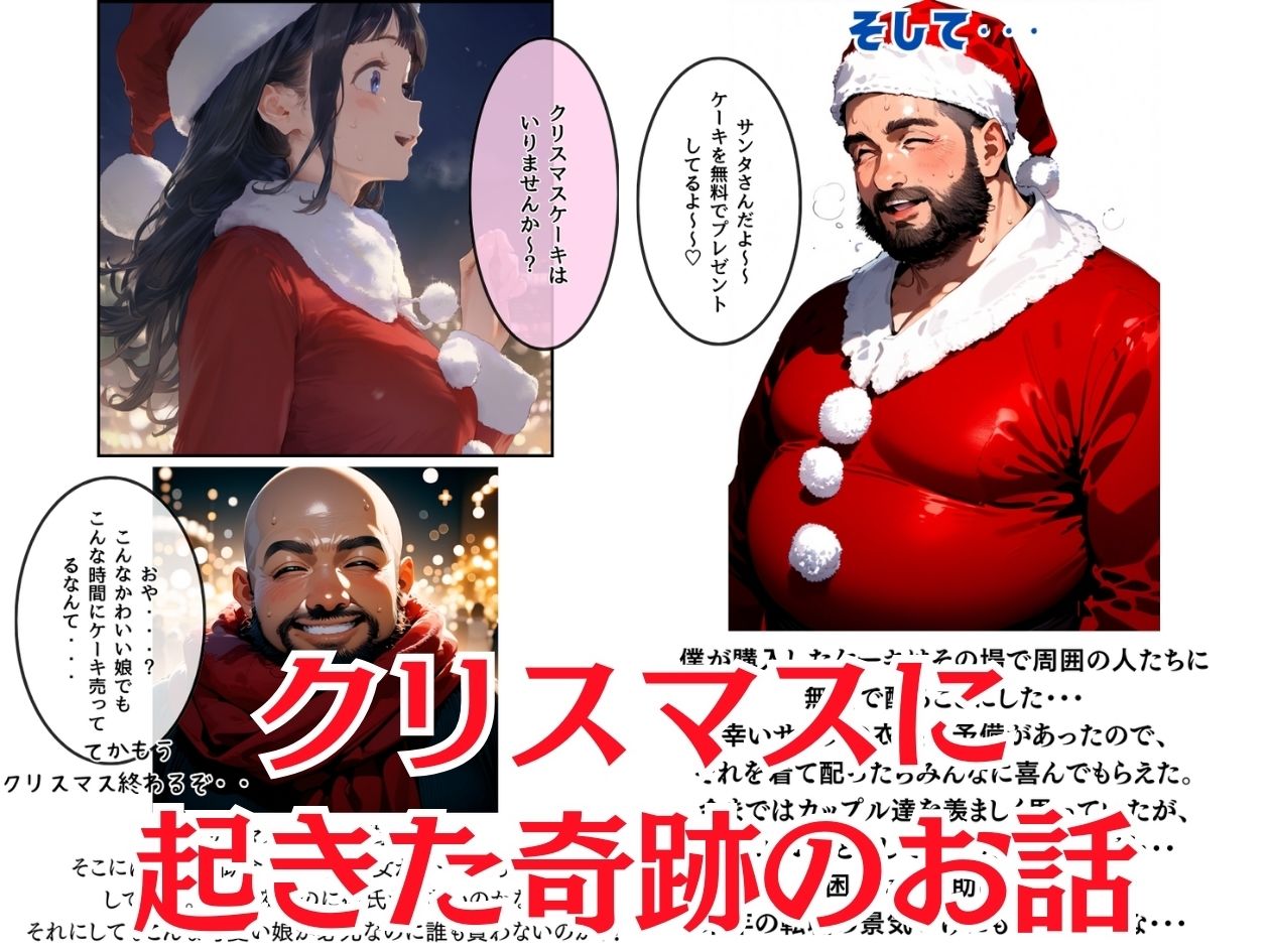 サンプル画像1:おじサンタ〜聖夜の全力射精〜(種付け出版) [d_497767]