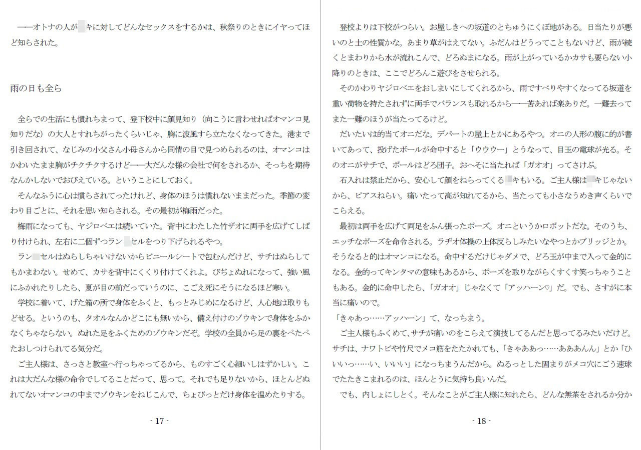 サンプル画像5:ピアスと首輪は服従のちかい(SMX工房) [d_497917]