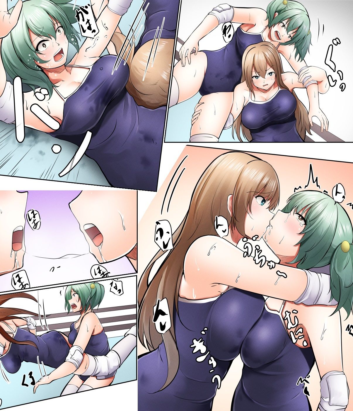 サンプル画像6:学校で女子プロレス！ 全員失神失禁 むちむちJKマッチ編(妄幻想プラン) [d_499531]