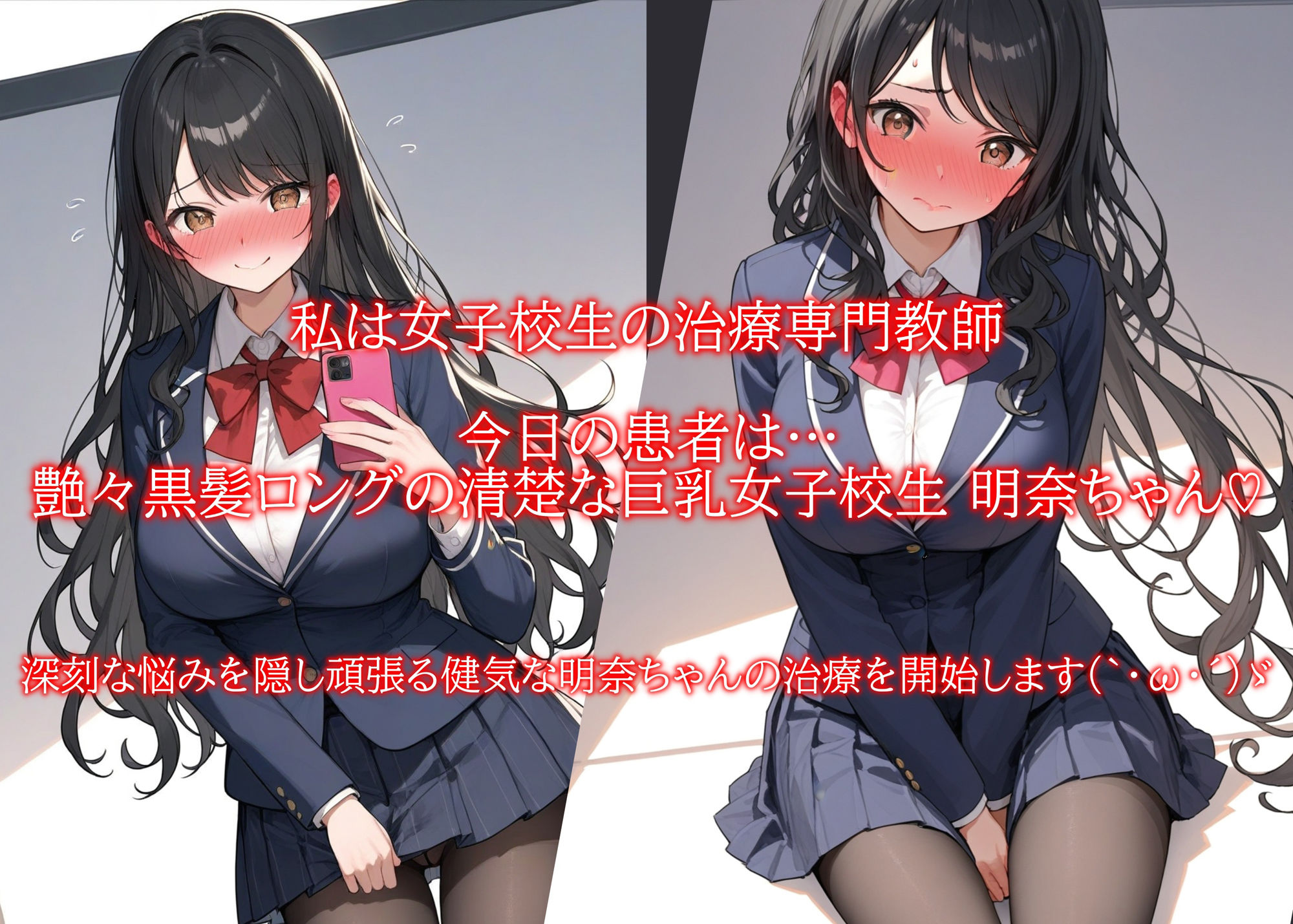 サンプル画像1:名門女子校の悩める女子校生マル秘治療 大作戦  明奈の場合(AIiiii〜) [d_499984]