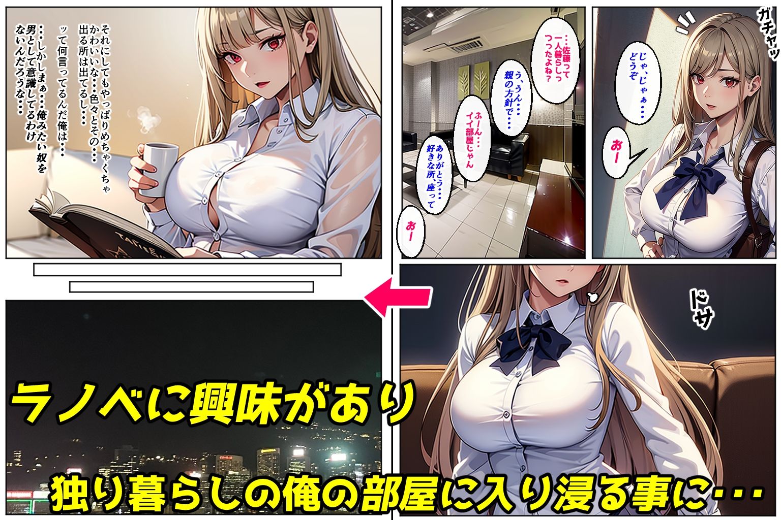 サンプル画像2:入り浸るギャルがまんこ貸してくれる話（コミック・102p）(Sakaki IndustryAI（2D）) [d_500230]