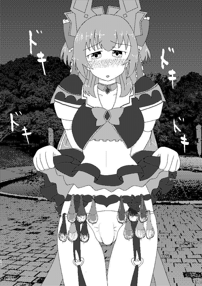 サンプル画像6:魔法戦士ふたなり化計画 後編(楽描帳) [d_500416]