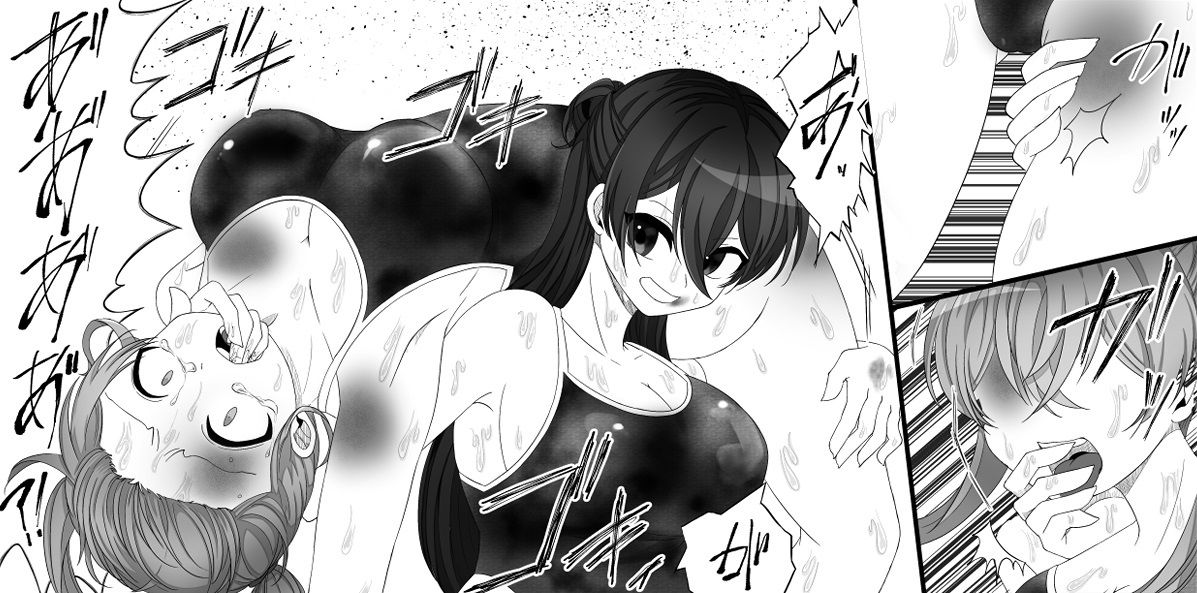 サンプル画像6:学校で女子プロレス！ 全員失神失禁 生足絞めつけ踏みつけえっちバトル編(妄幻想プラン) [d_500738]