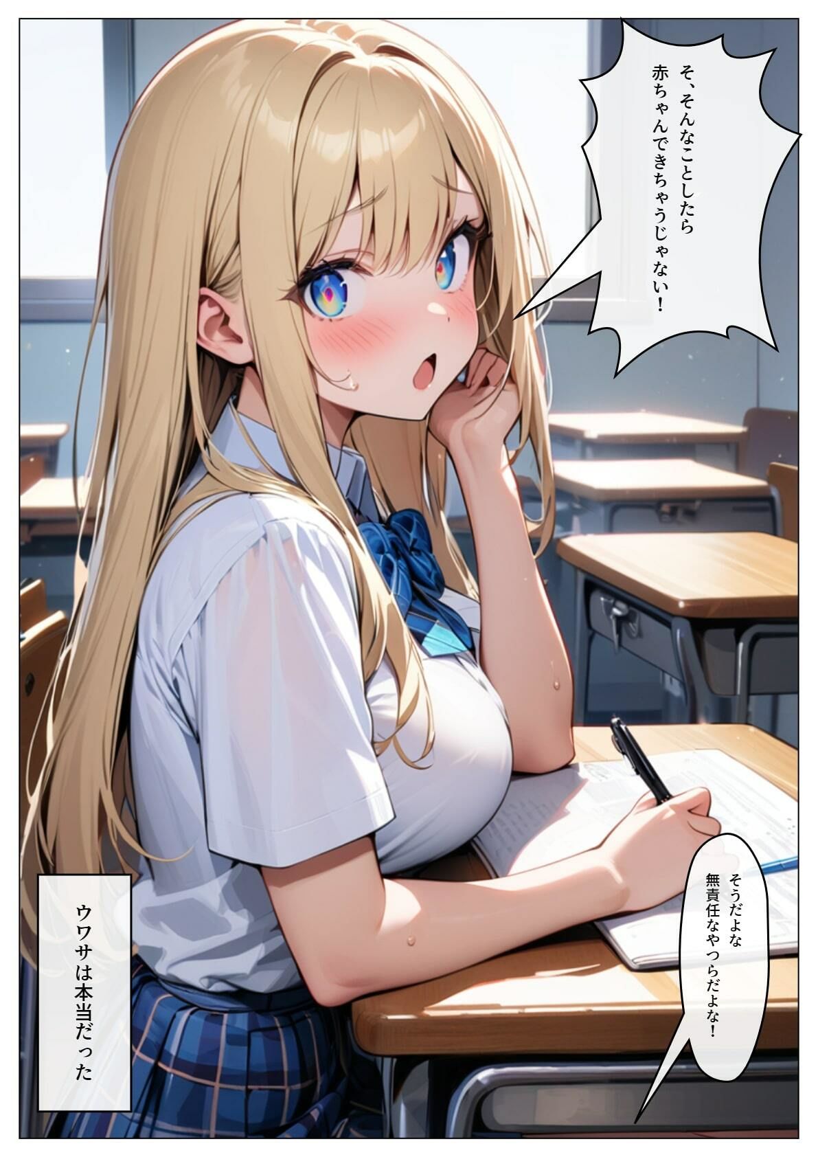 サンプル画像4:キスしたら妊娠すると思ってる美少女とセックスした話(山田ジョブズ) [d_501502]