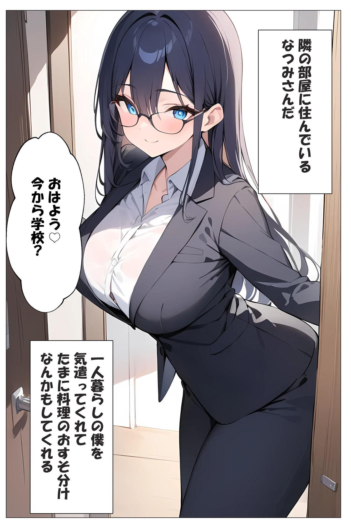 サンプル画像2:隣のメンヘラお姉さん(ももぞの亭) [d_501556]