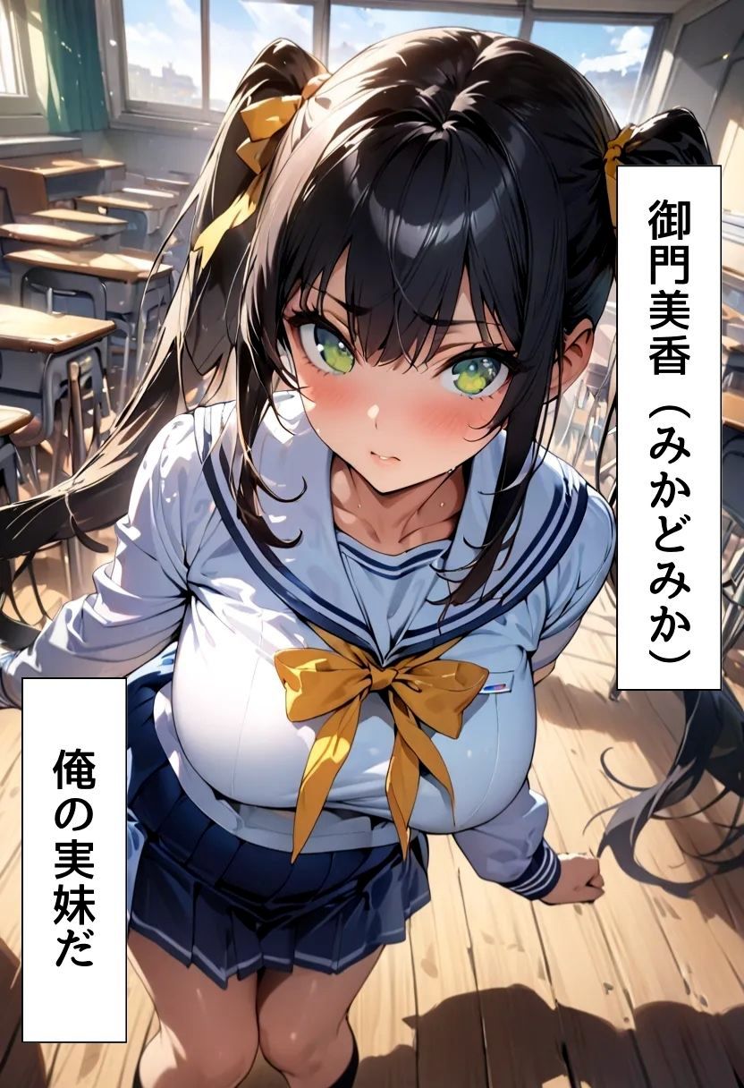 サンプル画像1:爆乳処女妹のマンコ使わせてもらった話(にじいろ☆がーるず) [d_501711]