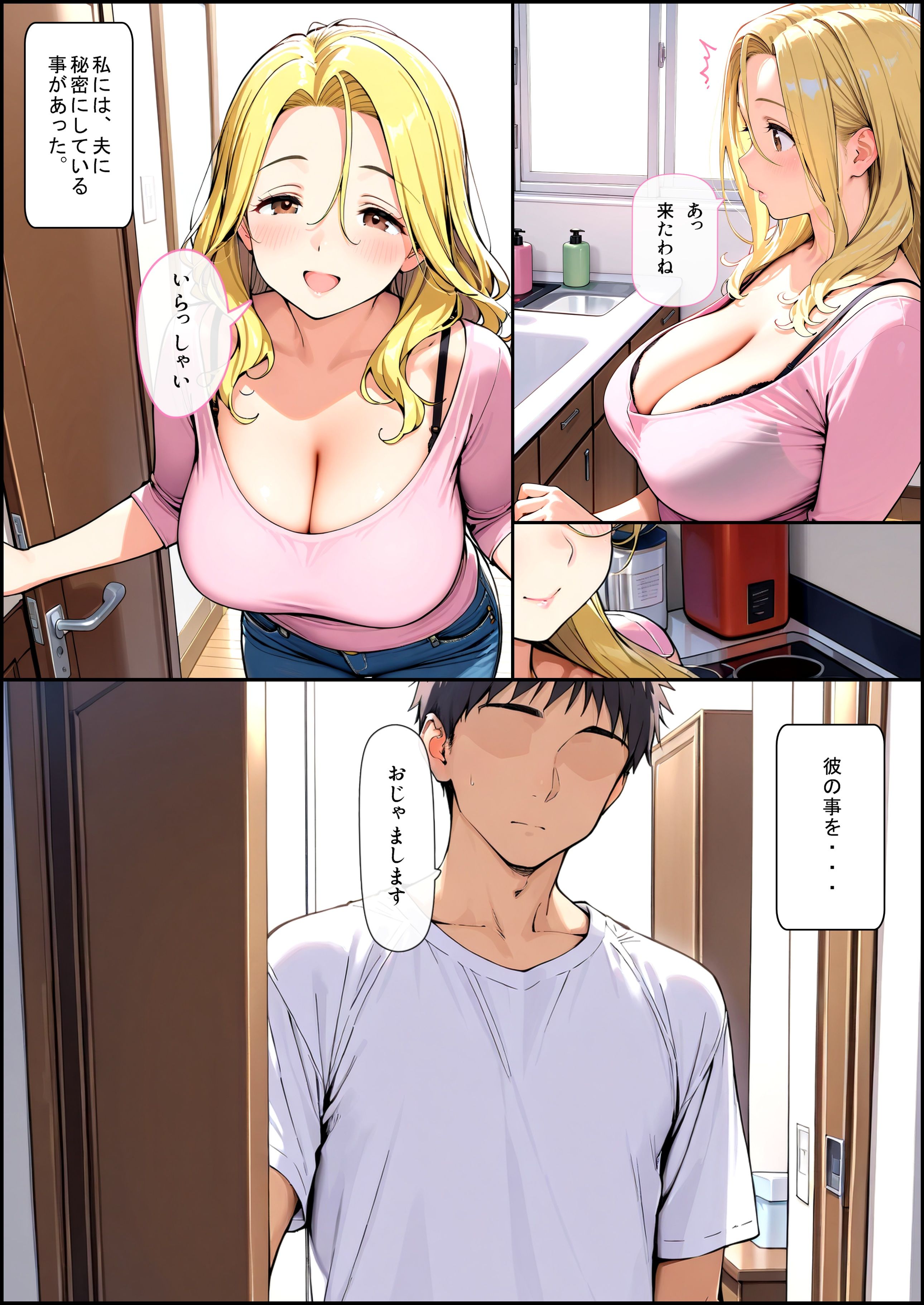 サンプル画像5:金曜日にだけやってくる不倫用彼氏(reinbee) [d_501795]