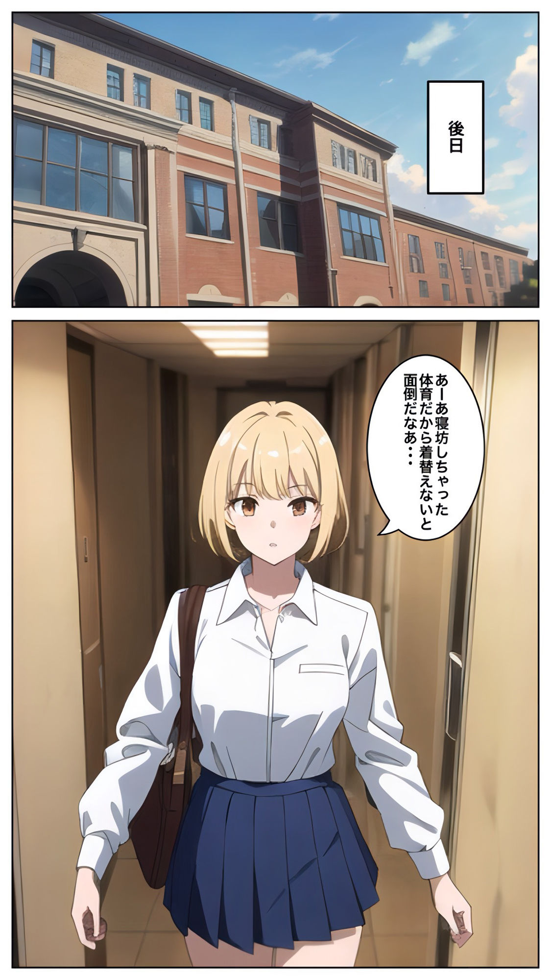 サンプル画像5:彼氏よりデカいチンコに興奮を隠せない(コノコモアノコモ) [d_503337]