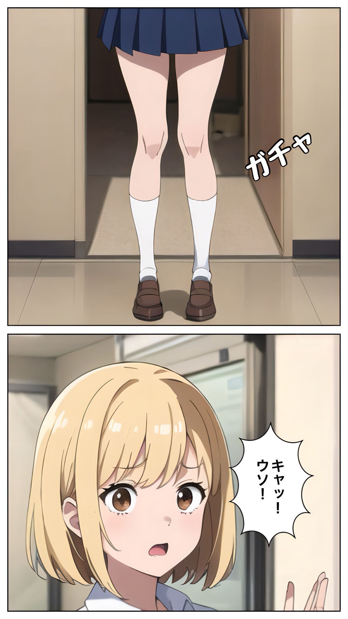 サンプル画像6:彼氏よりデカいチンコに興奮を隠せない(コノコモアノコモ) [d_503337]