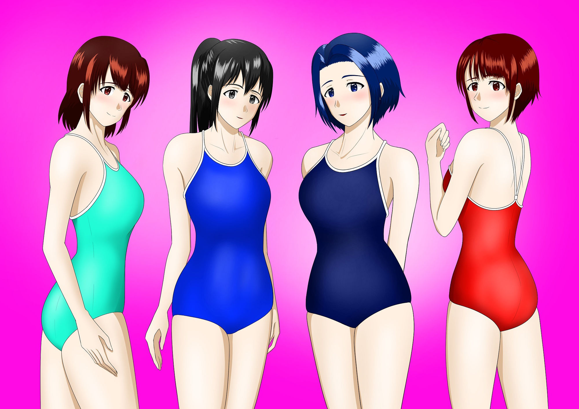 サンプル画像1:お姉さん達がスク水で百合えっちするための島の話(Old attachment) [d_503434]