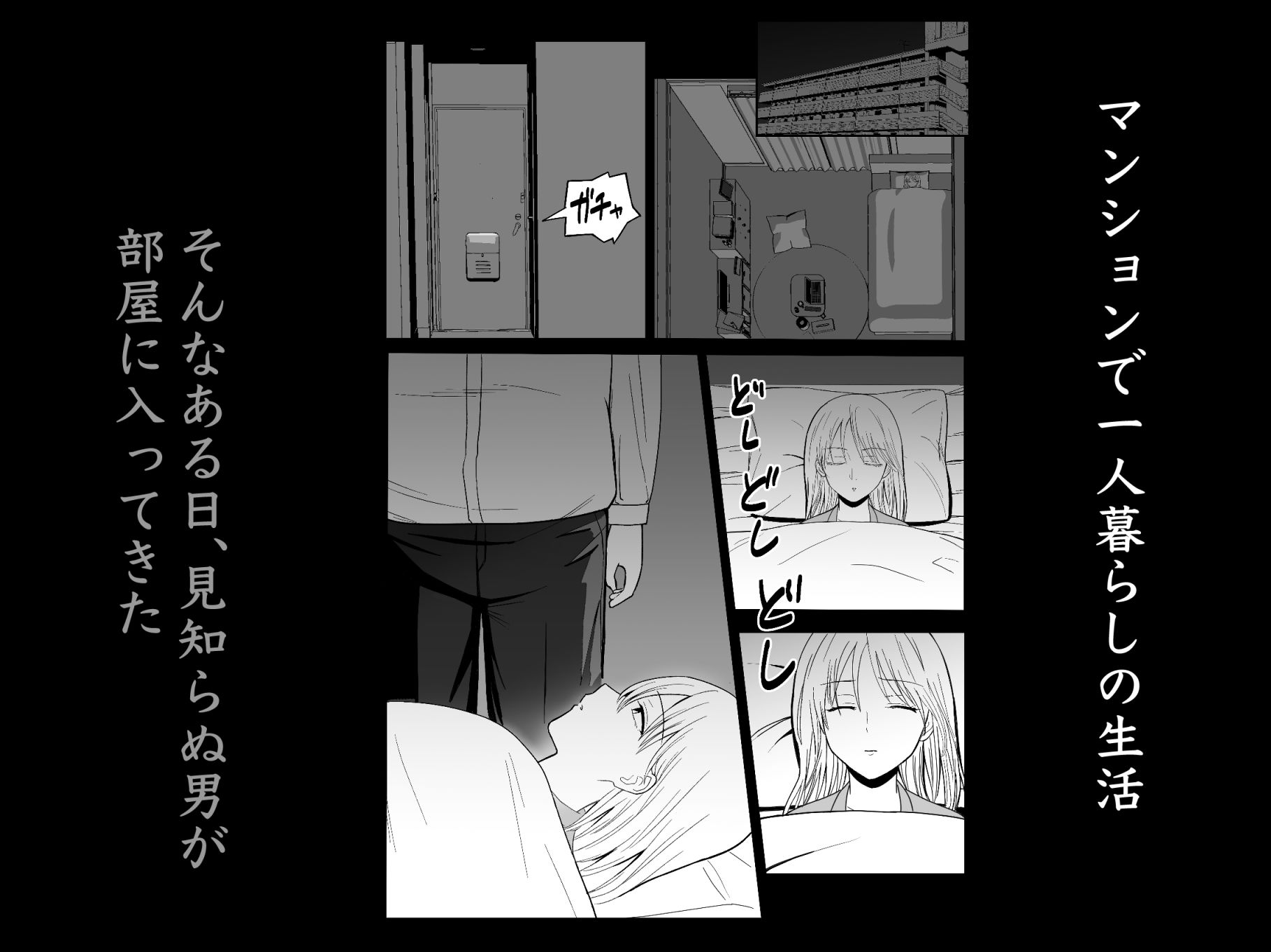 サンプル画像3:玄関の鍵を閉め忘れたら(ICE BLUE) [d_503599]