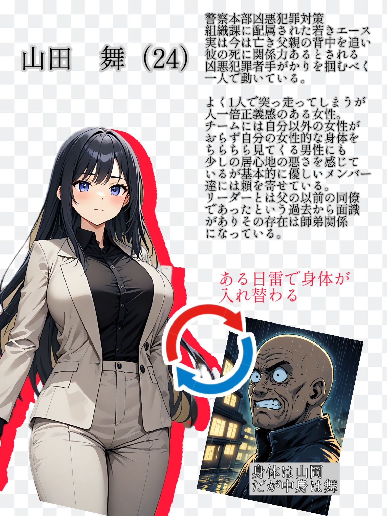 サンプル画像1:【入れ替わり・漫画】最悪の入れ替わり(入れ替わり研究所) [d_503639]