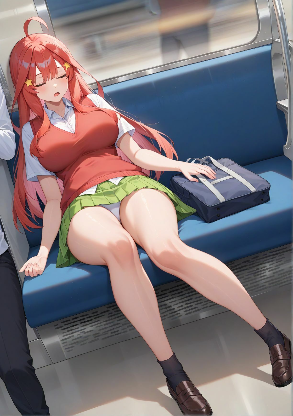 サンプル画像1:【五等分のパンチラ盗撮・撮影会】中野五◯編(妄想スタジオ) [d_504291]