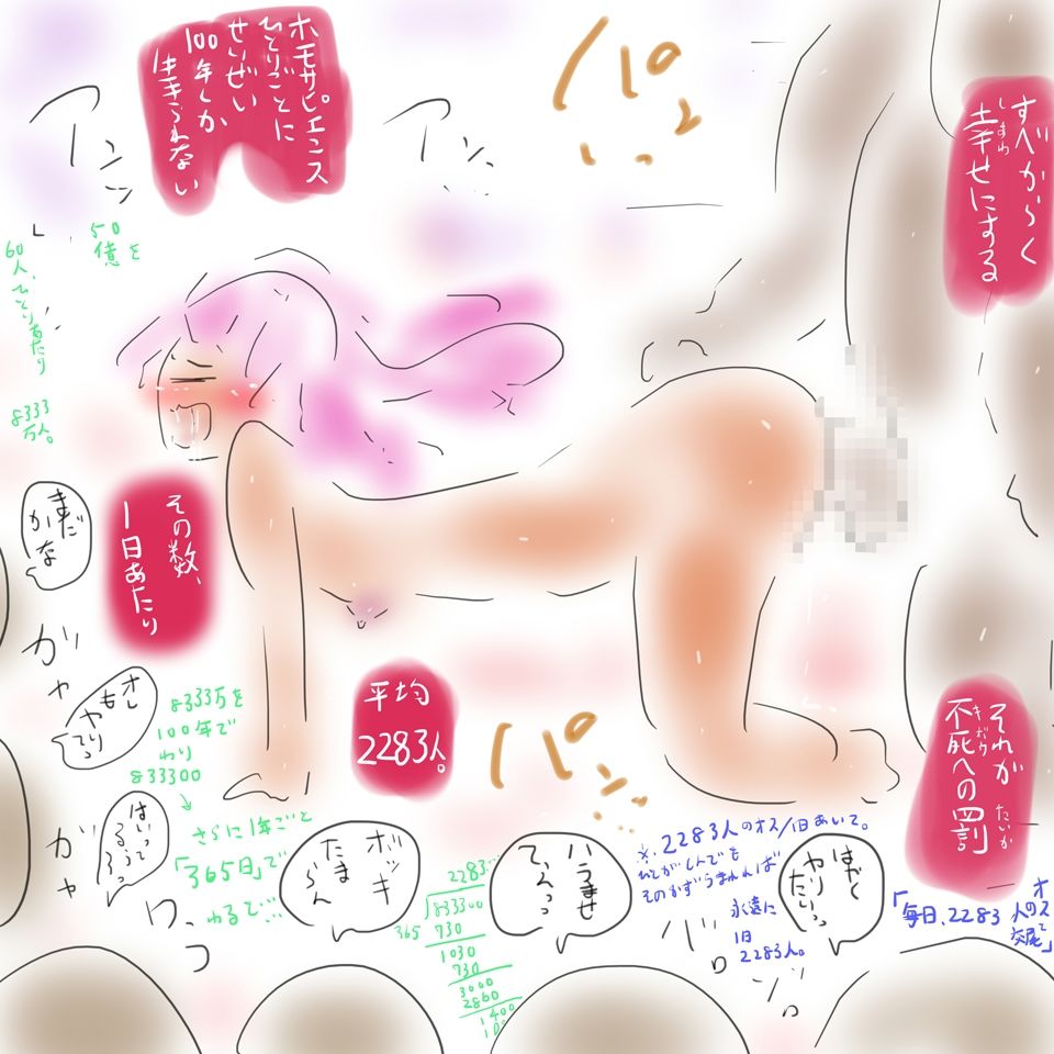 サンプル画像2:毎日2283人の男に37.8秒ごとに膣内射精させたウルウちゃんが壊れてしまい(ヒロカワミズキ（スタジオ・ジナシスタ！！）) [d_505500]