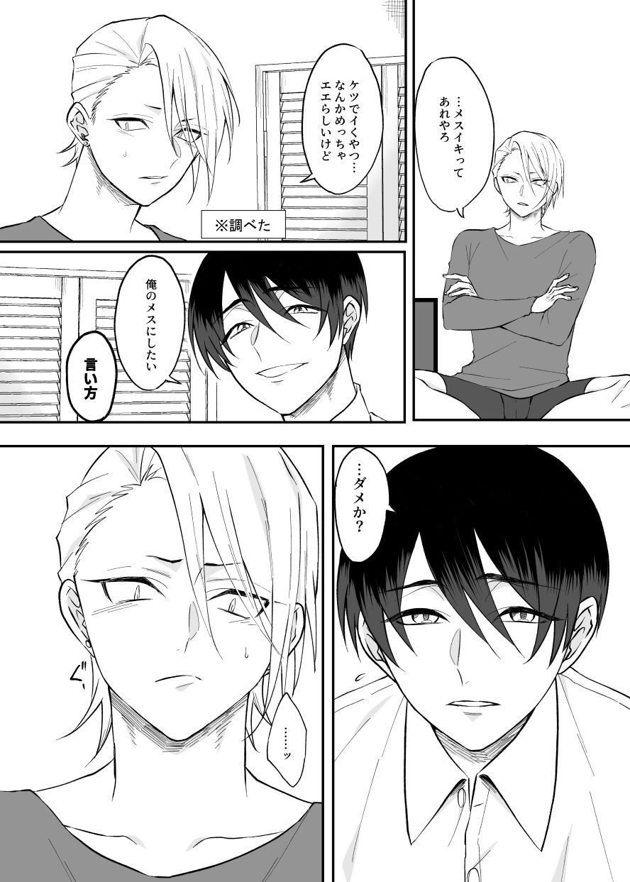 とある不良と生徒会長のメスイキ計画