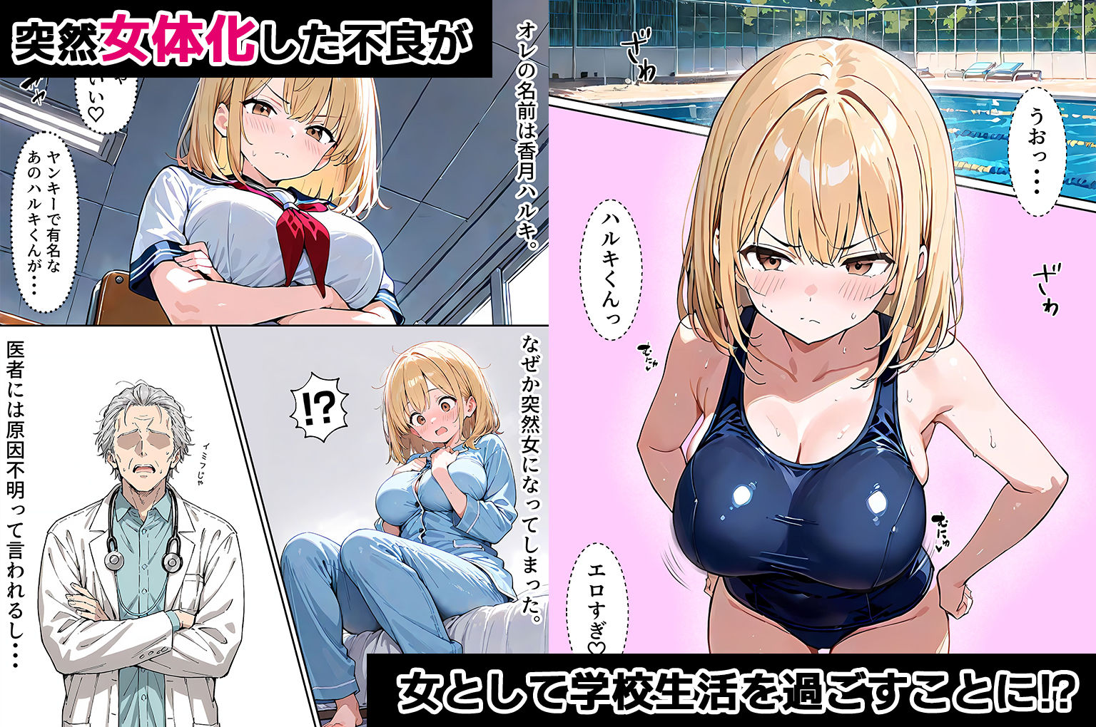 サンプル画像1:オレがメス奴●になるわけない(晴天艦) [d_506420]