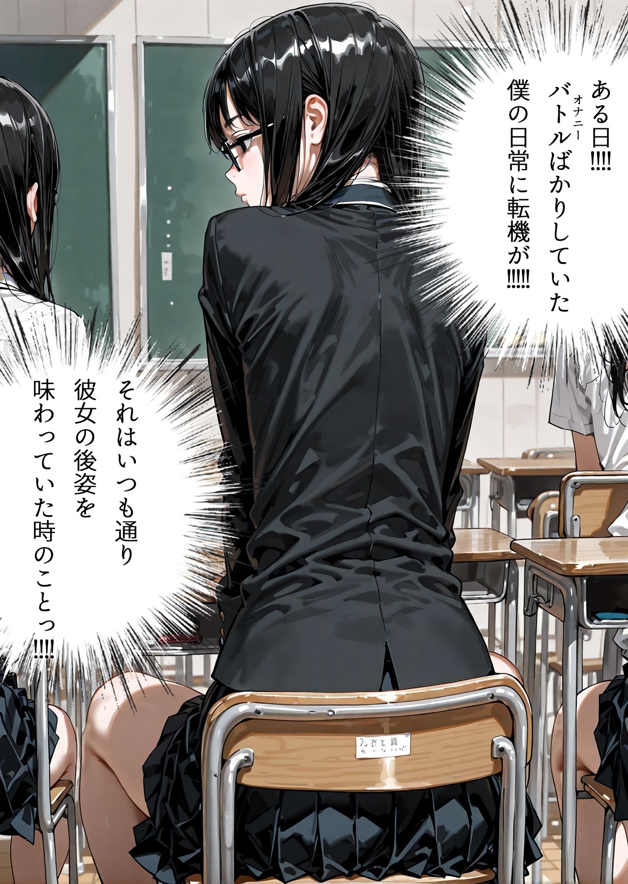 サンプル画像3:童貞の僕が、エッチな黒メガネの莉緒さんに痴女られそうになったので覚醒してハメ倒した(ドドドピュリオン) [d_507082]