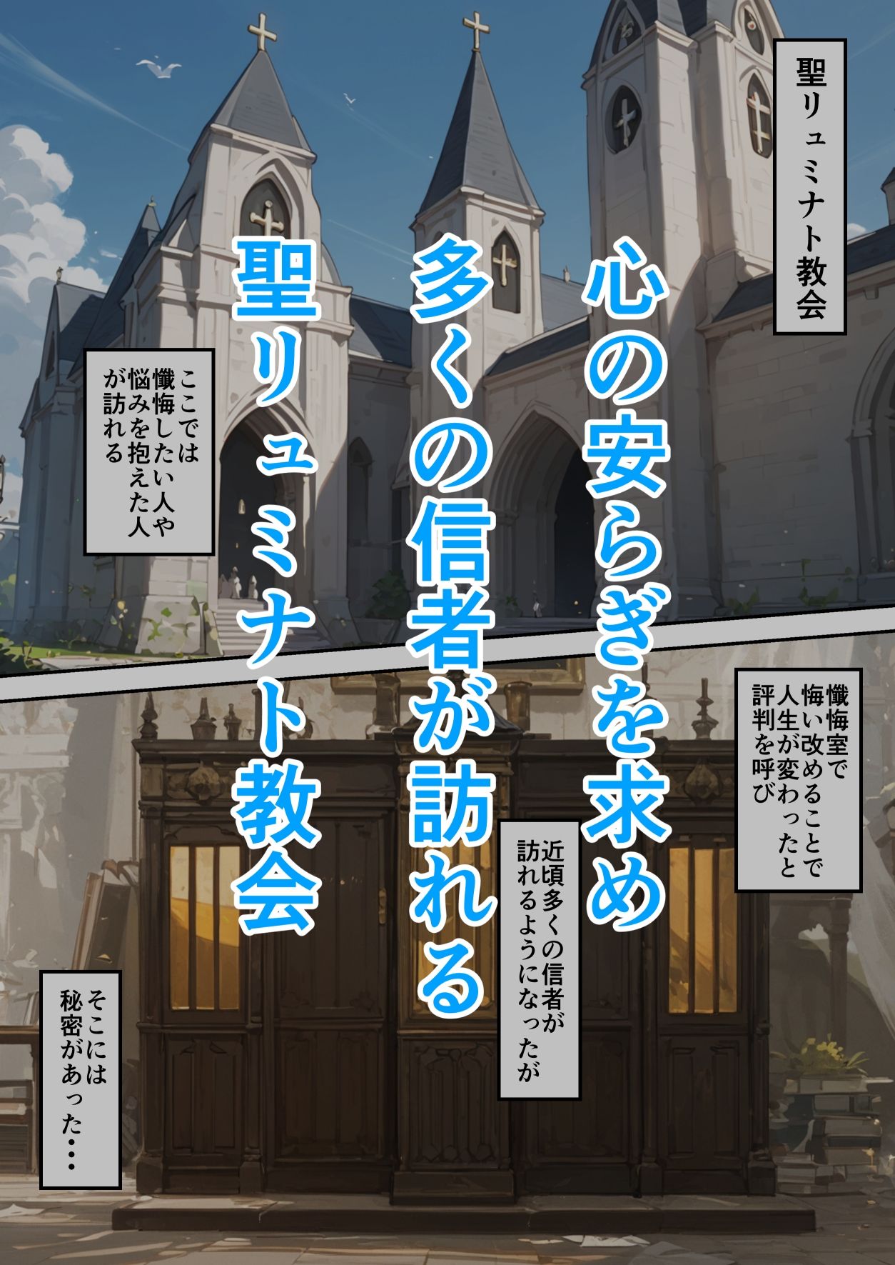 サンプル画像1:迷える信者を導く懺悔穴(AI性活) [d_507152]