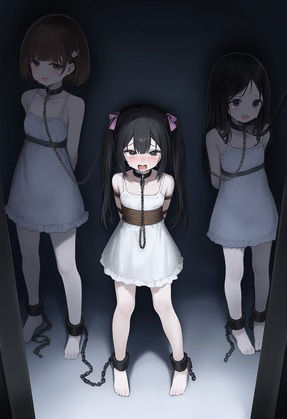 サンプル画像1:人身売買組織の商品となった警察官は永遠に続く快楽調教で雌堕ちする 〜TS化と若返りで少女に改造され、性奴●として生きる運命に堕とされた3人の男たち〜(TS×AR（年齢退行）ラボ) [d_507271]