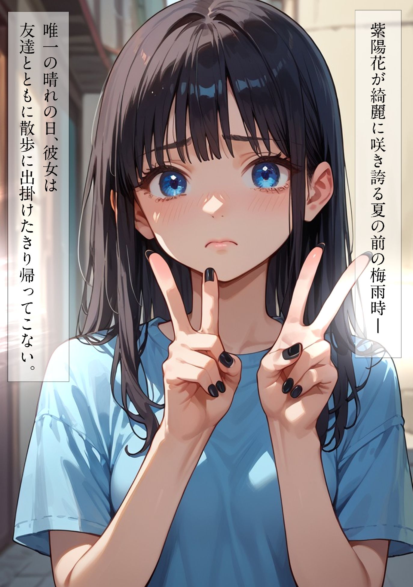 サンプル画像3:紫陽花の咲く頃に(やすの岬) [d_508202]