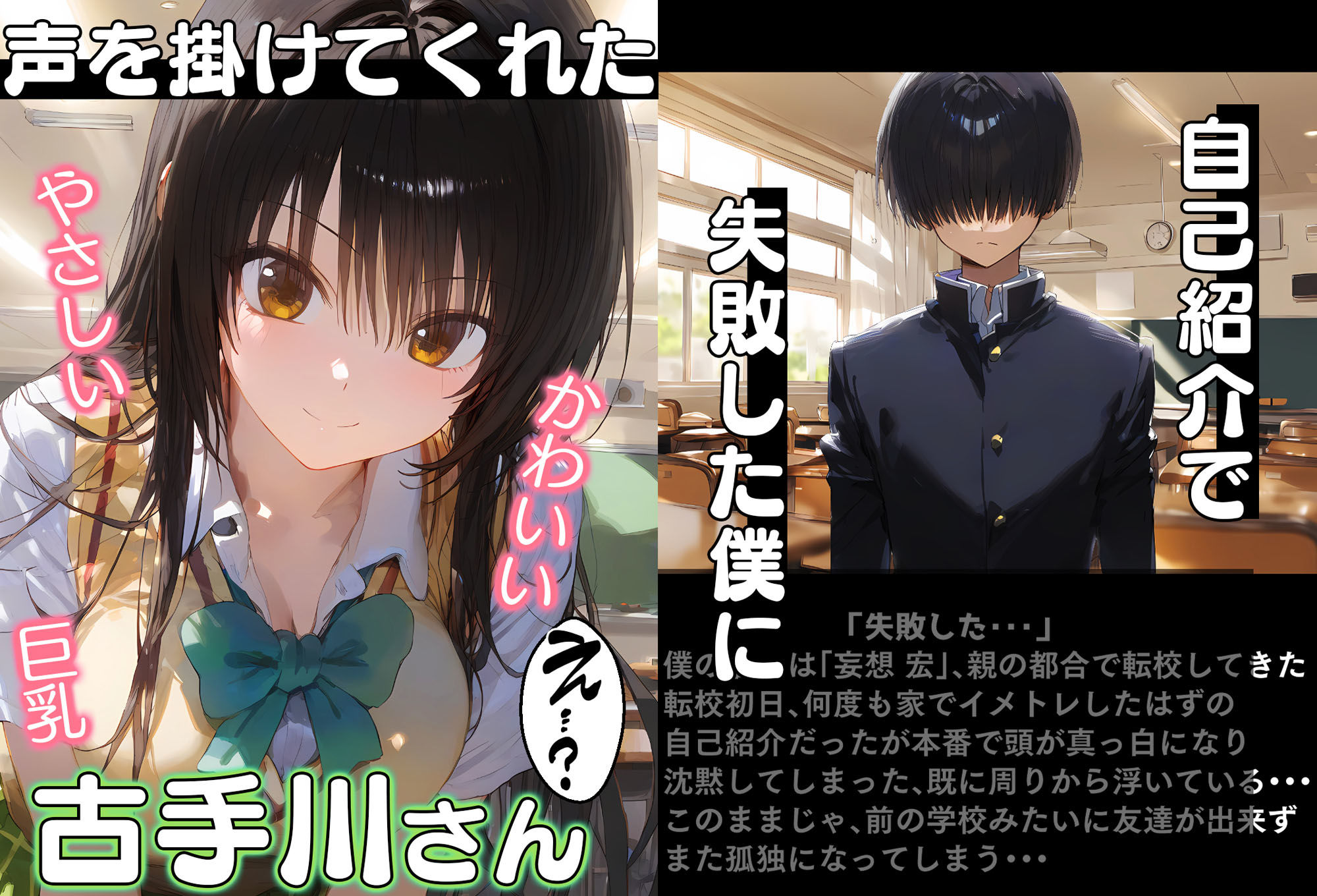 サンプル画像1:古手川さんでエッチな事を考えてゴメンね(AIおじさん) [d_508340]