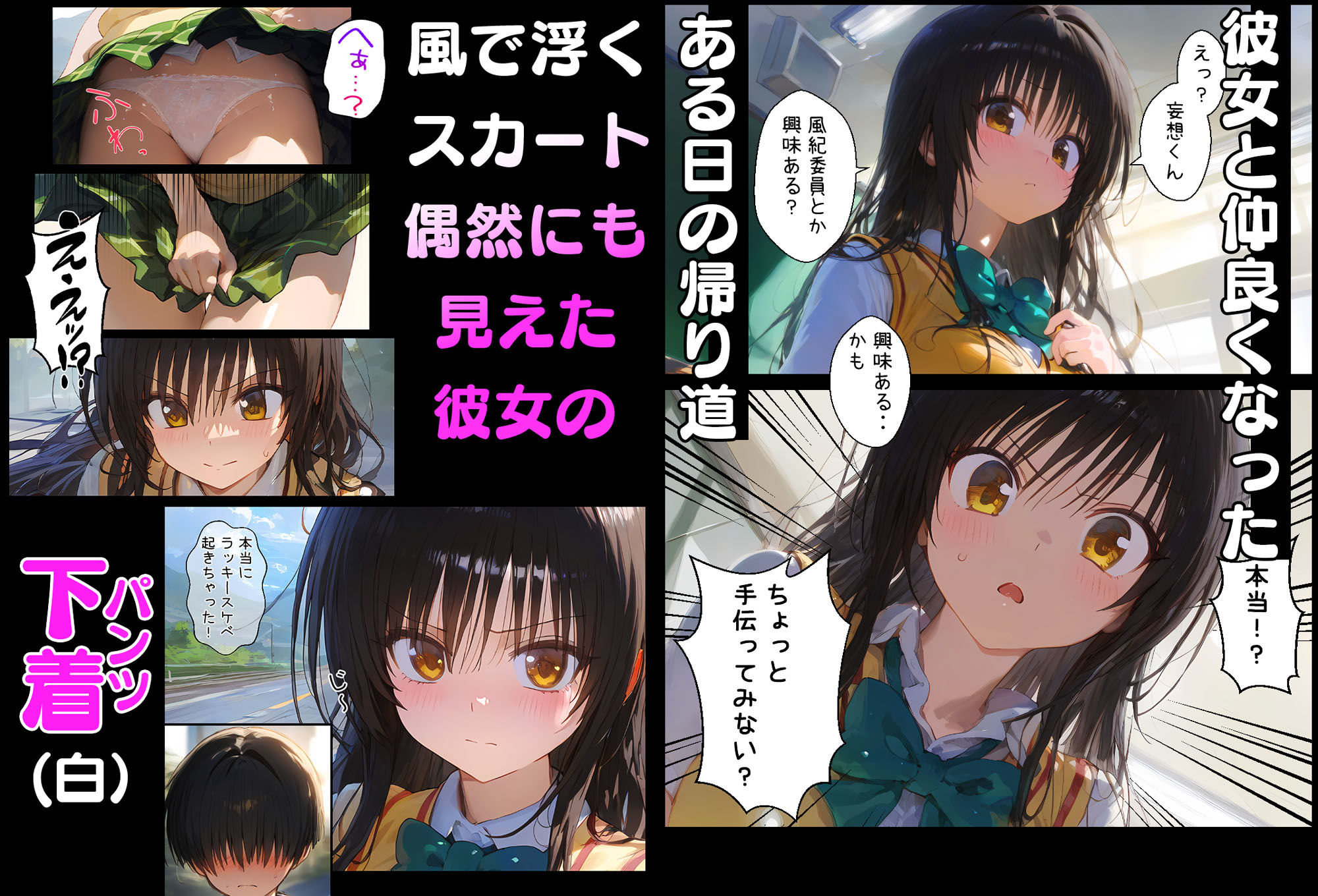 サンプル画像2:古手川さんでエッチな事を考えてゴメンね(AIおじさん) [d_508340]