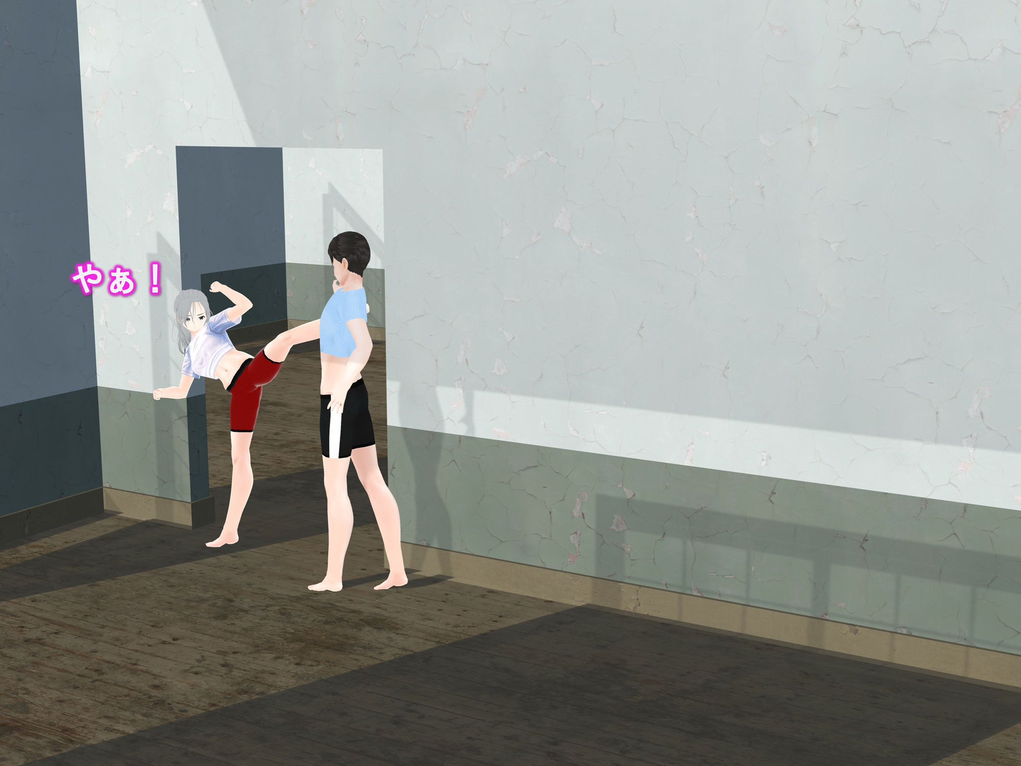 サンプル画像2:女子だけ成長 男子を追い抜く 成長音〜キックボクシング編〜(女子成長クラブ) [d_508971]