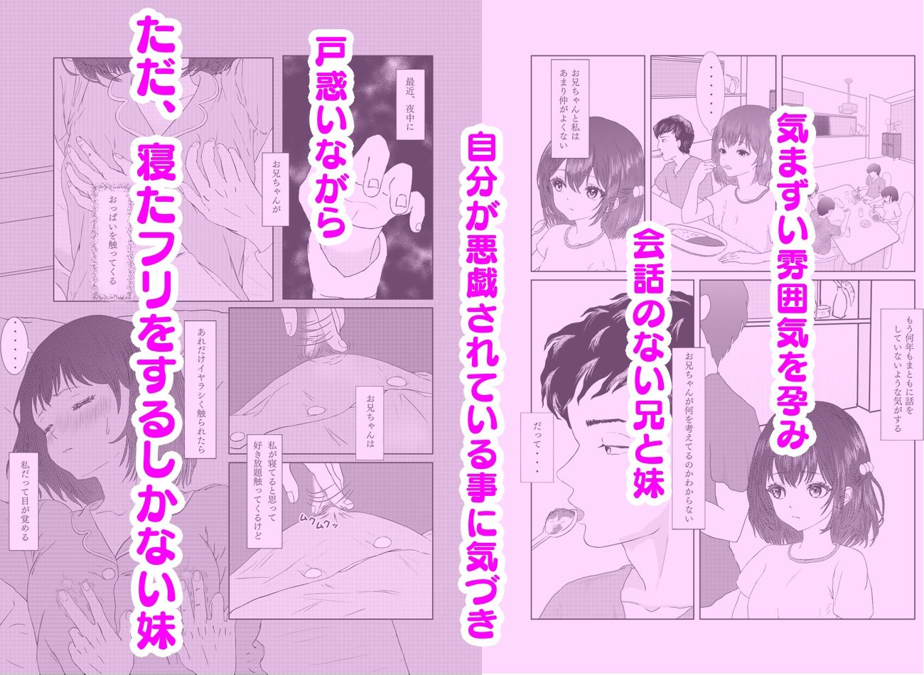 サンプル画像3:悪戯から始まる兄妹関係(いんのうますく) [d_509015]